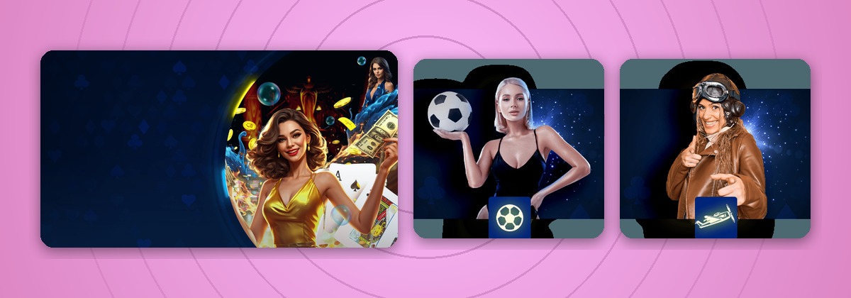 Canlı casino, spor ve hızlı oyun bölümleri